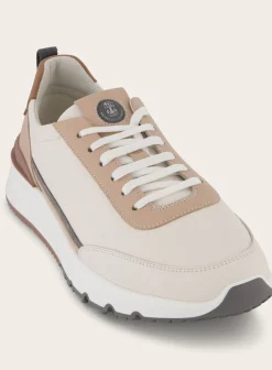 Brunello Cucinelli Sneakers Van Leer Beige Hot