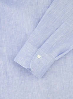 Emanuele Maffeis Stretch Shirt Van Linnen Best Sale