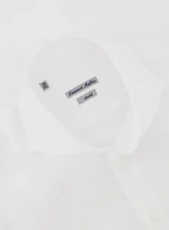 Emanuele Maffeis Stretch Shirt Van Linnen Best Sale