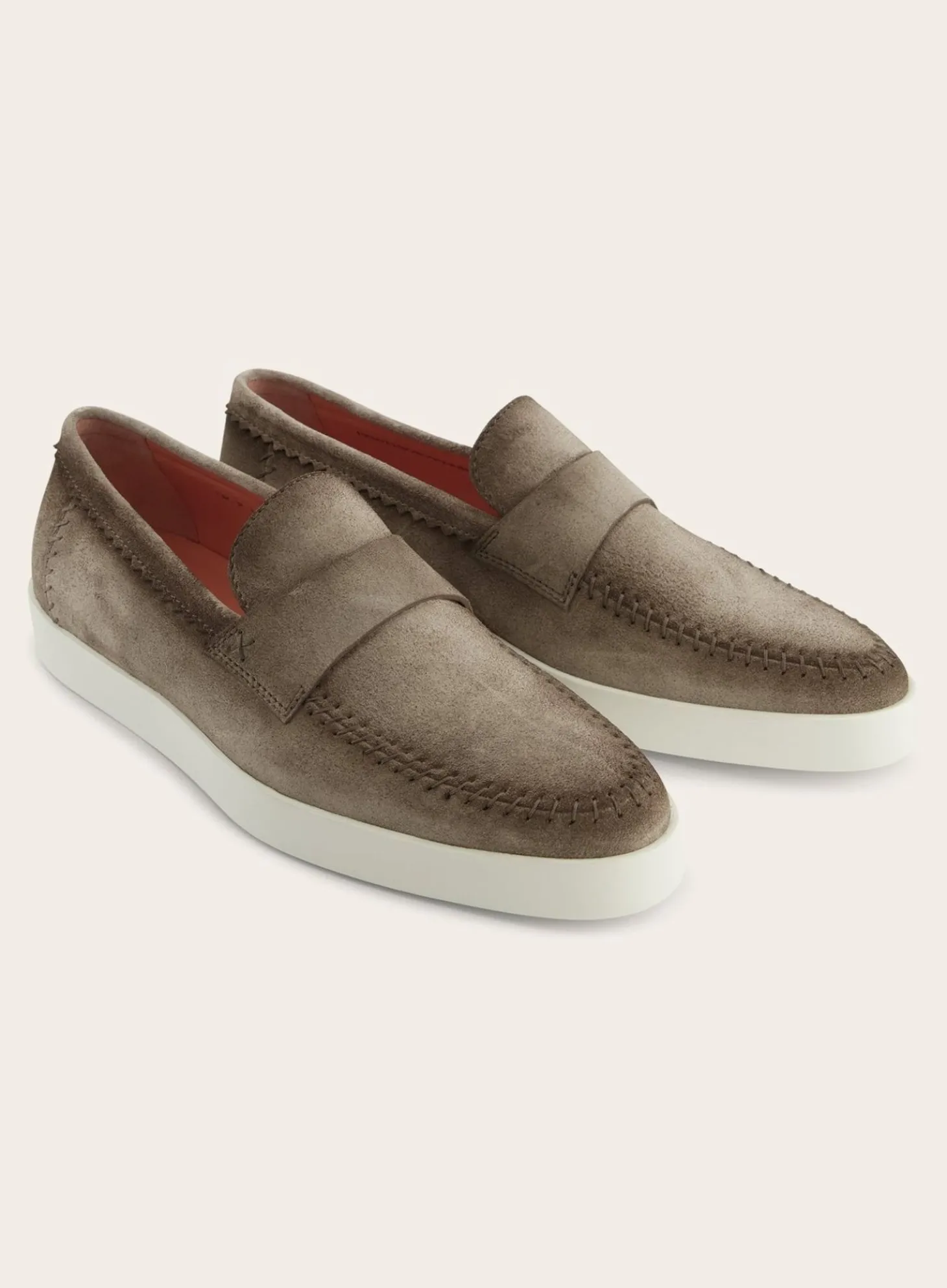Santoni Suede Atlantis Instappers New