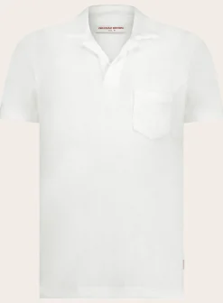 ORLEBAR BROWN Terry Polo Van Katoen Wit Outlet