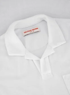 ORLEBAR BROWN Terry Polo Van Katoen Wit Outlet