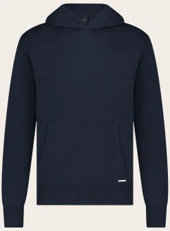 AlphaTauri Trui Met Capuchon Blue Navy Cheap