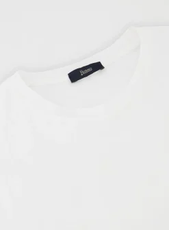 Herno T-Shirt Van Katoen En Elastaan Store