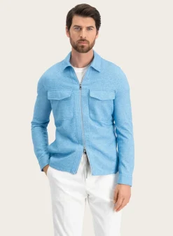 Marco Pescarolo Urus Overshirt Van Zijde En Wol Best Sale