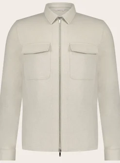 Marco Pescarolo Urus Overshirt Van Zijde En Wol Best Sale