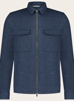 Marco Pescarolo Urus Overshirt Van Zijde En Wol Best Sale