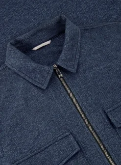 Marco Pescarolo Urus Overshirt Van Zijde En Wol Best Sale