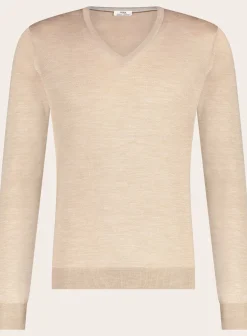 OGÉR Italian Knitwear V-Hals Trui Van Wol En Zijde Online