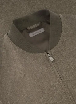 Corneliani Waterafstotende Bomberjack Beige Clearance