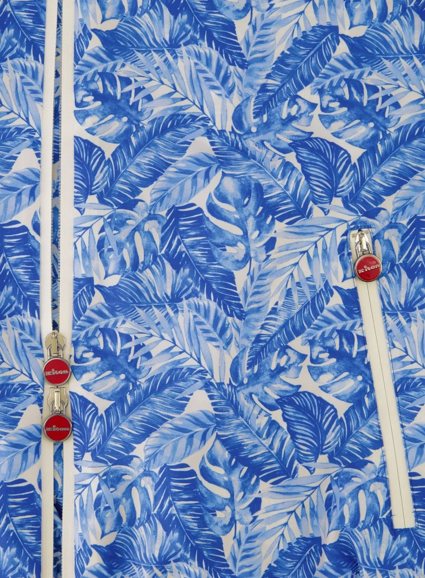 Kiton Windbestendige Bomberjack Met Print Blauw Sale